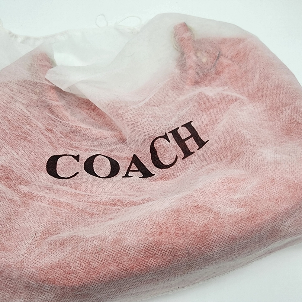 Coach Ashley F23308 Tearose Coral Leather Tote Shoulder Bag Medium - Picture 15 of 16